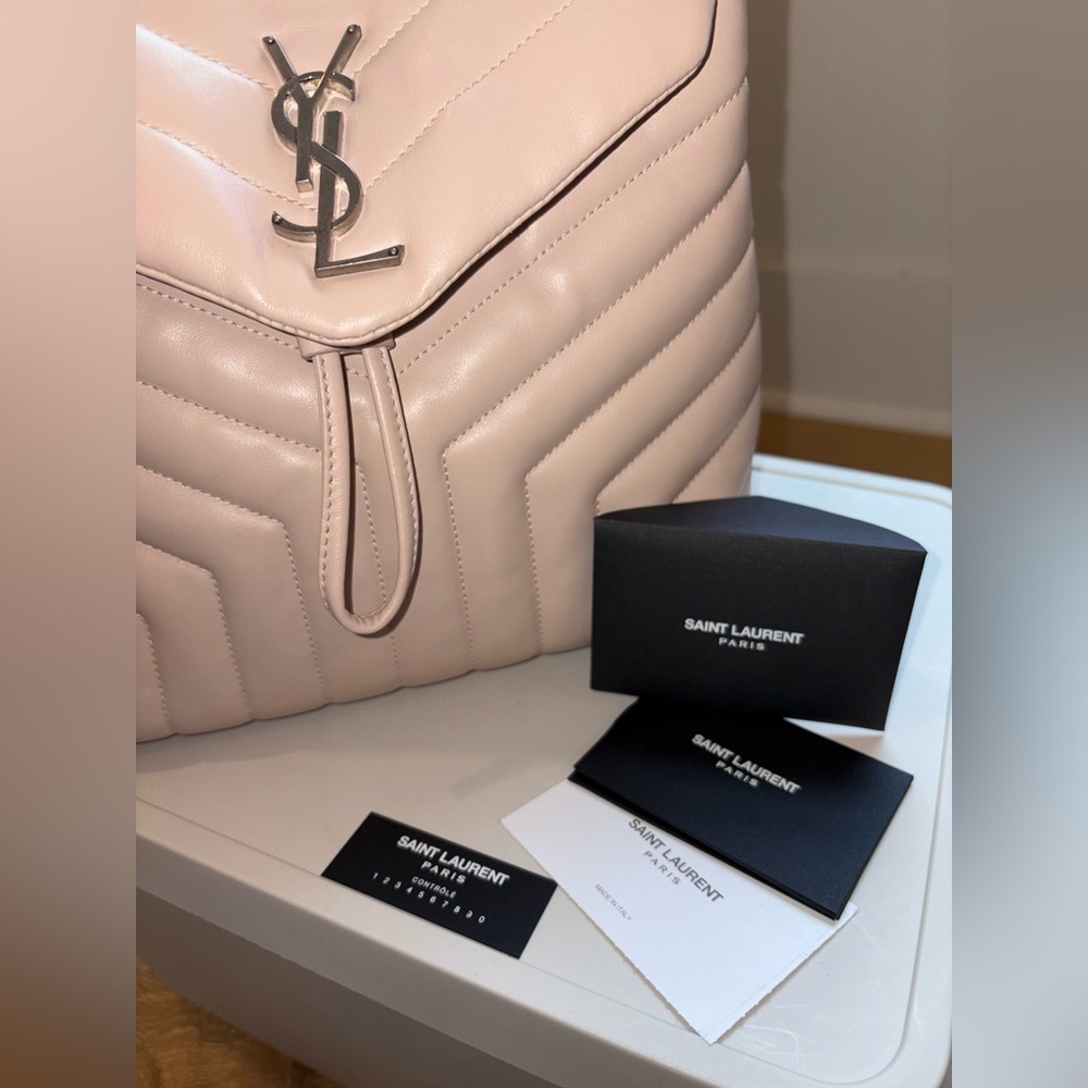 Saint Laurent Calfskin Y Quilted
Monogram Small
Loulou Backpack